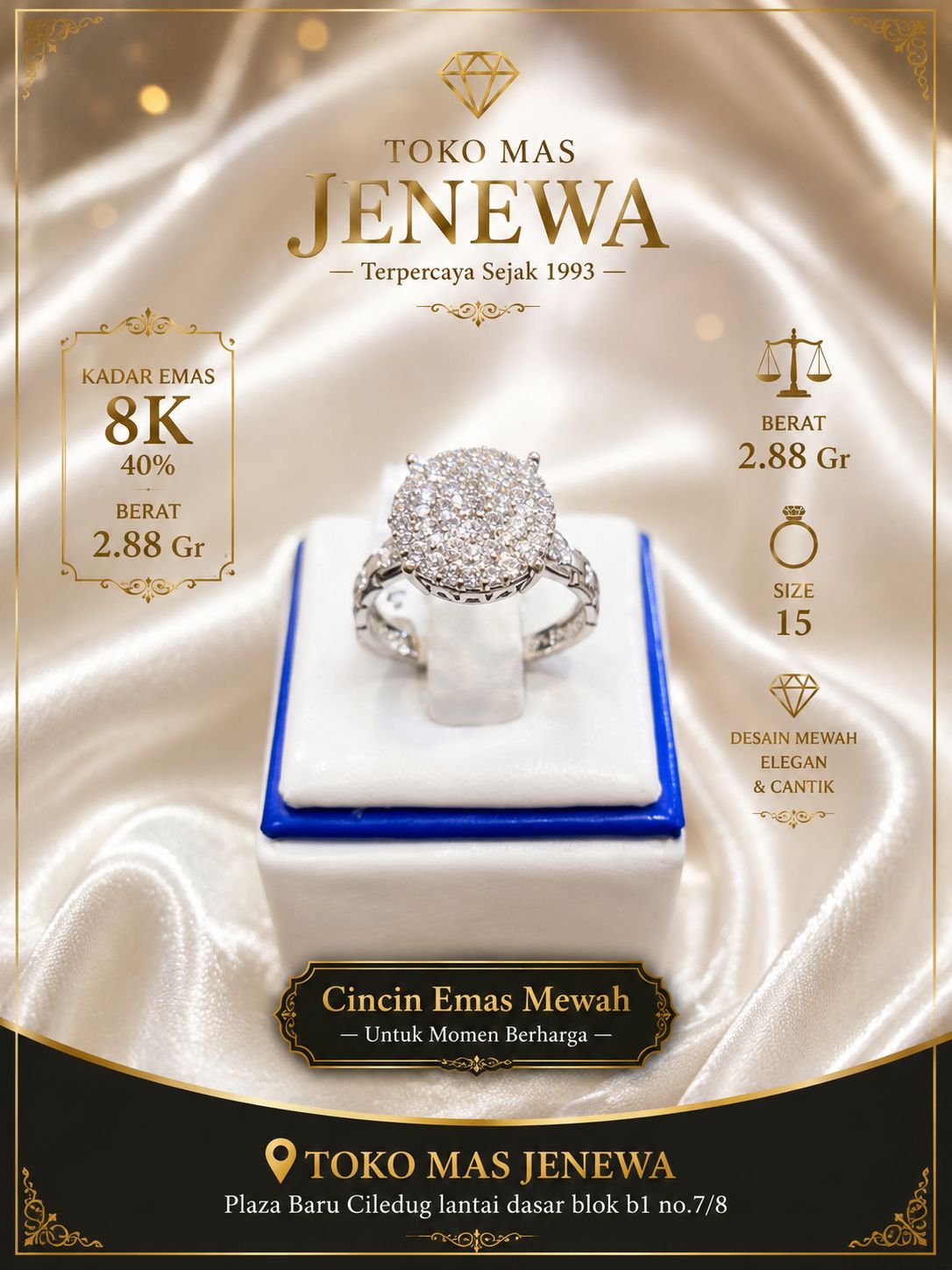 Cincin bulat tabur