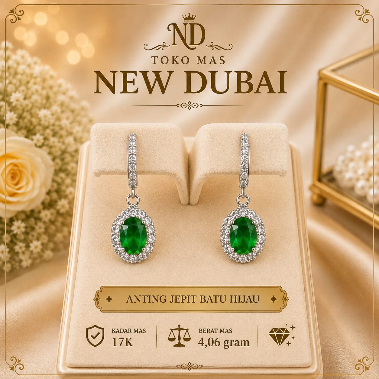 ANTING JEPIT LISTRING BATU HIJAU