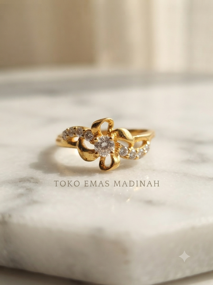 CINCIN BUNGA GELOMBANG MATA AD