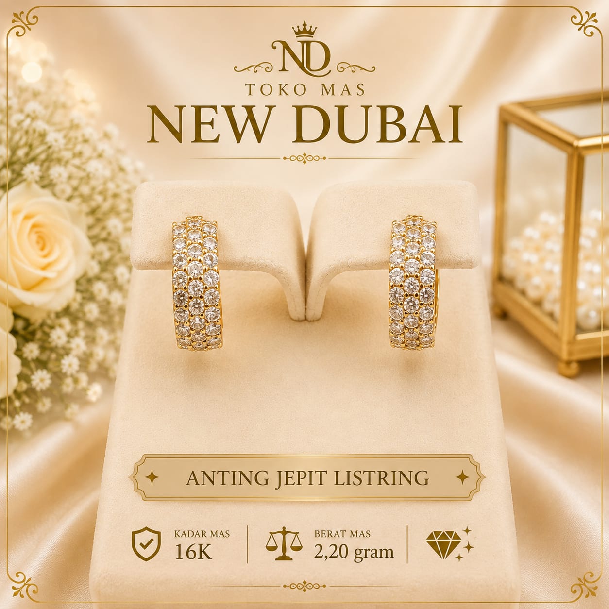 ANTING JPT BULAT 3 LISTRING