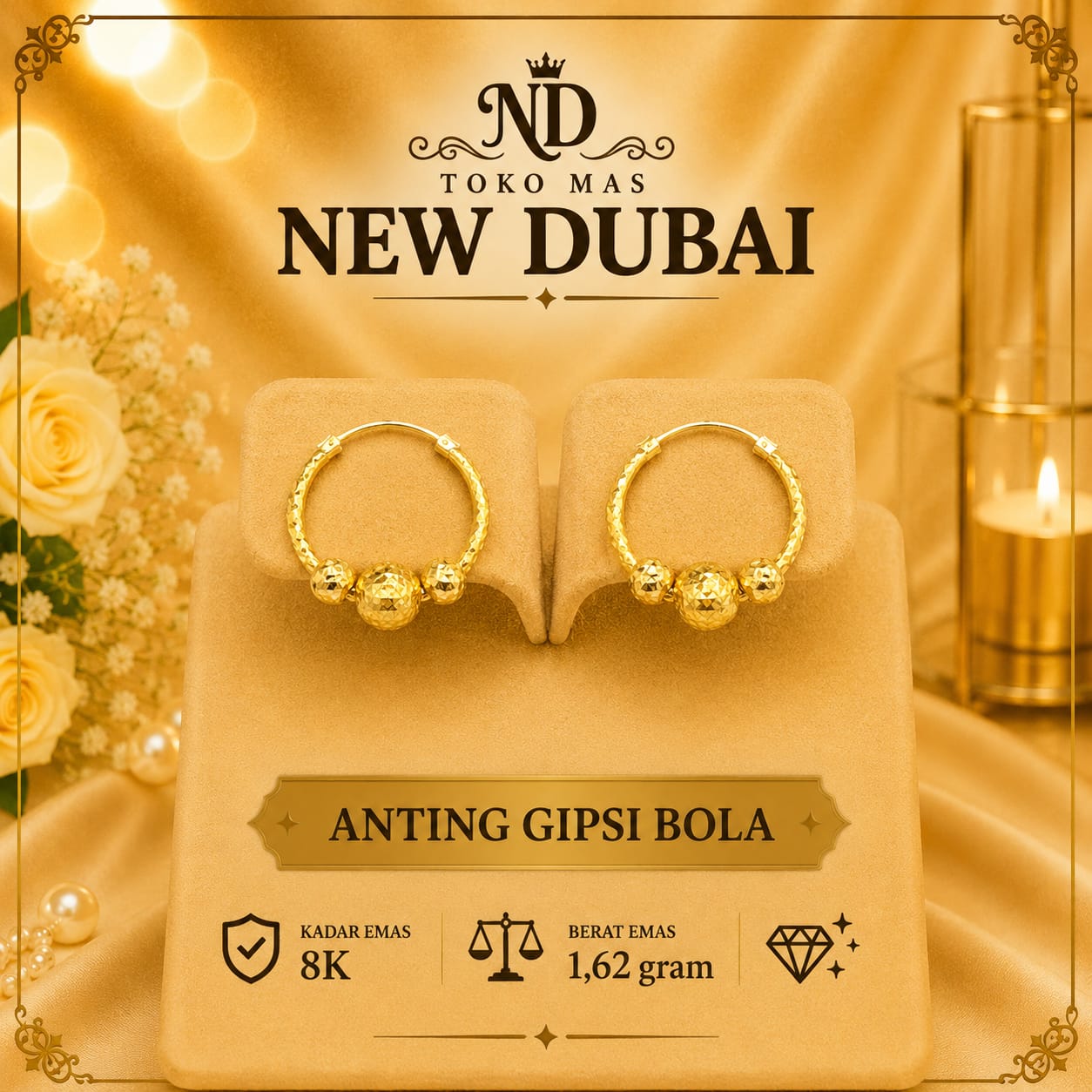 ANTING GIPSI BOLA 5 UKIR