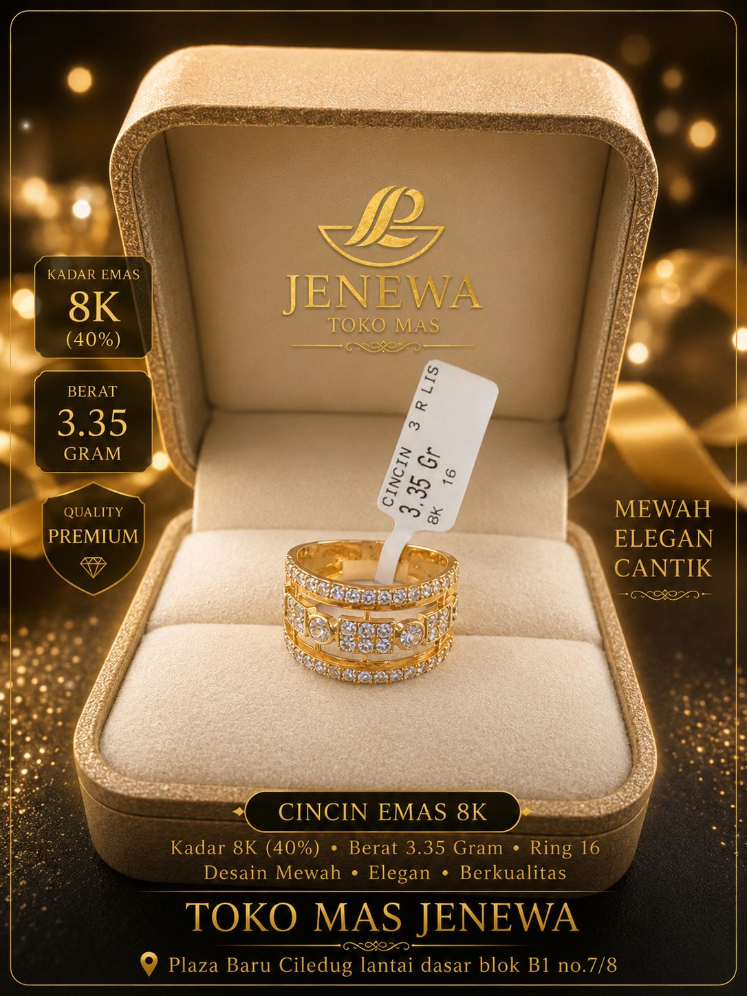 CINCIN 3 R LISTRING