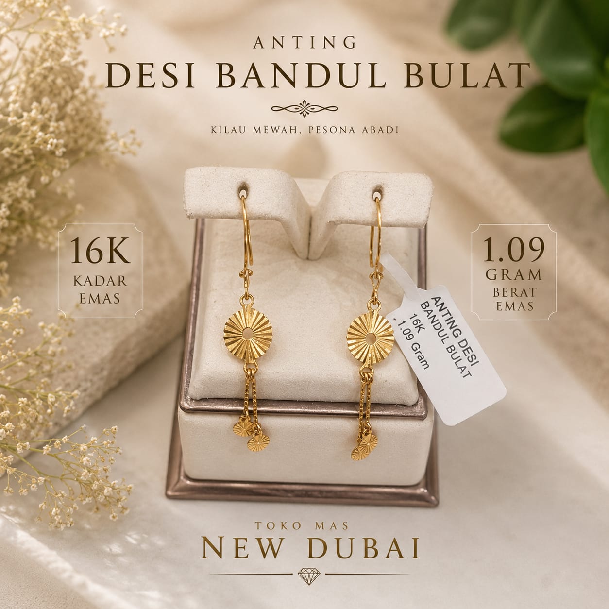 ANTING DESI BULAT GANTUNG