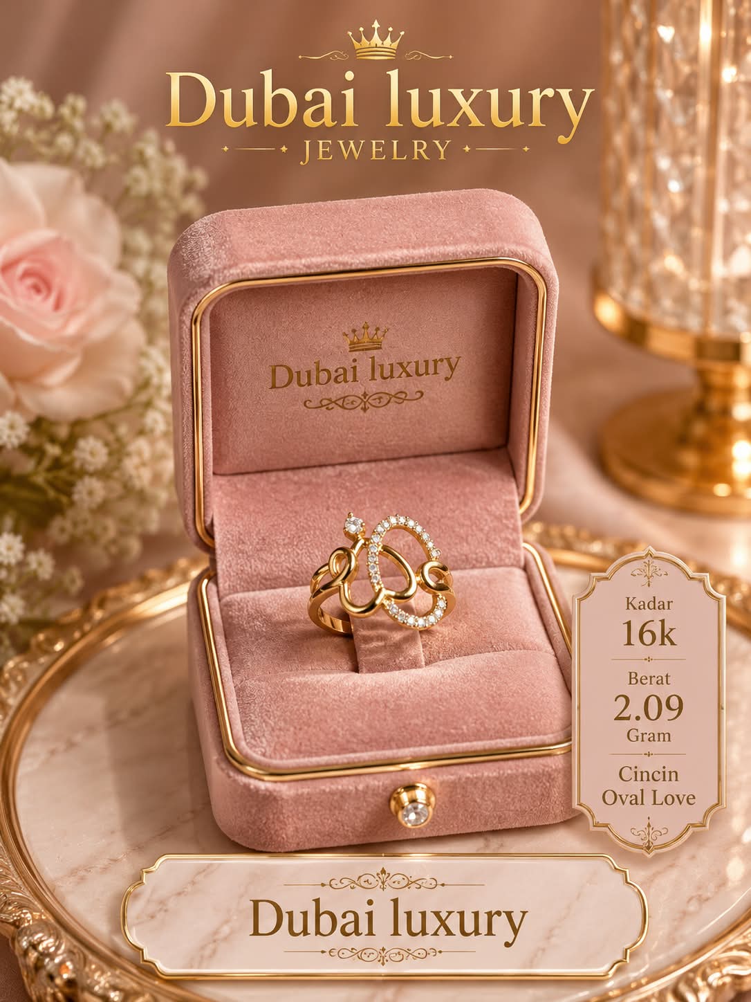 CINCIN LOVE OVAL
