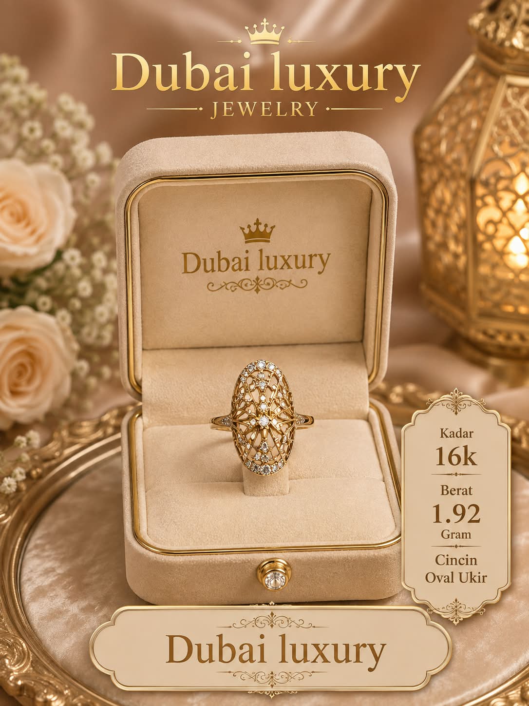 CINCIN OVAL UKIR