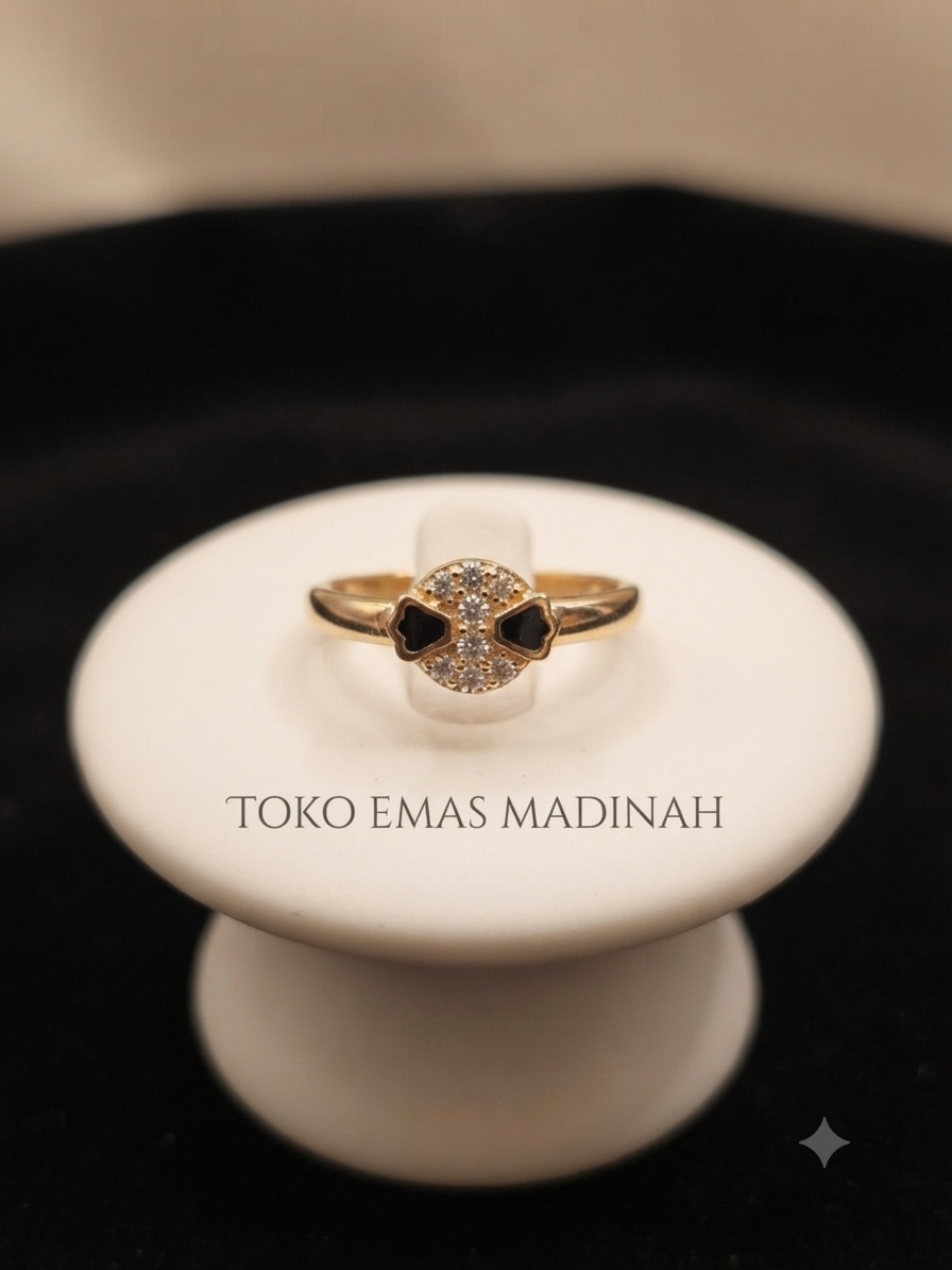 CINCIN BULAT CAT HITAM MATA AD