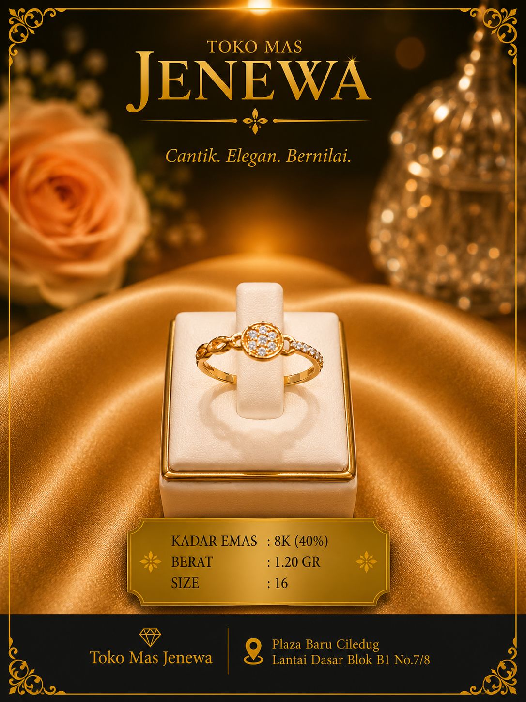 CINCIN BULAT 1/2 MATA