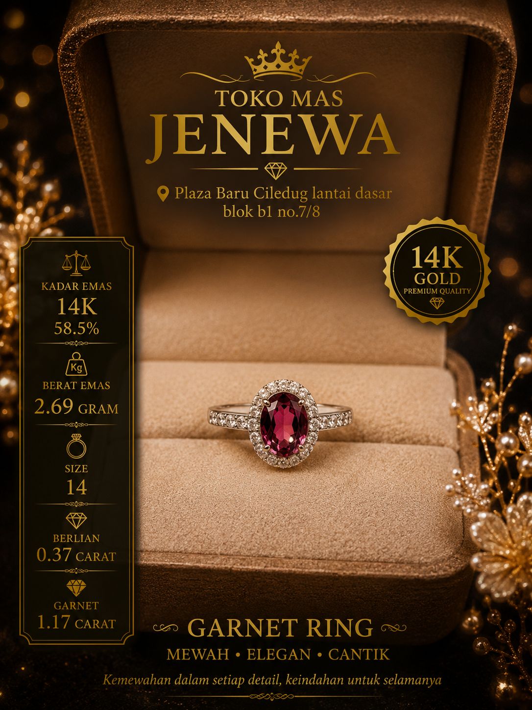 CINCIN BR MT OVAL G