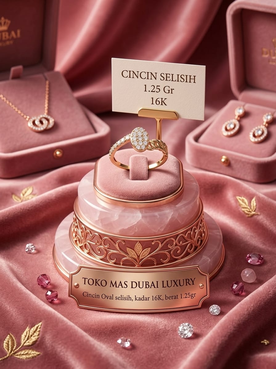 CINCIN SELISIH OVAL