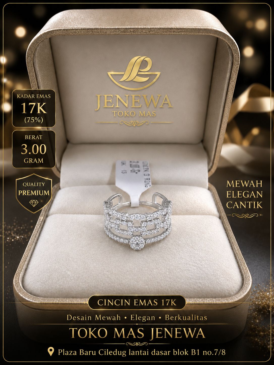 CINCIN 3 RING LISTRING