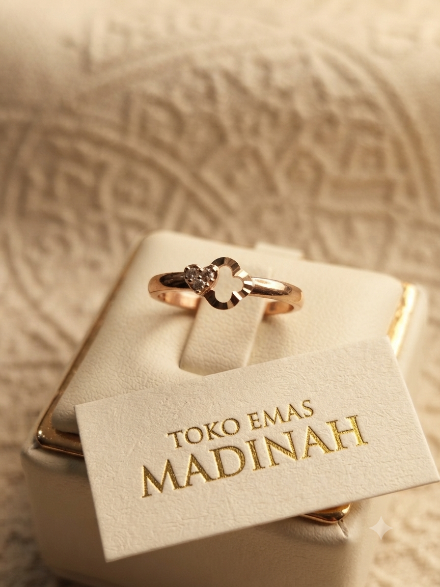 CINCIN CLOVER LOVE MOTIF MATA AD