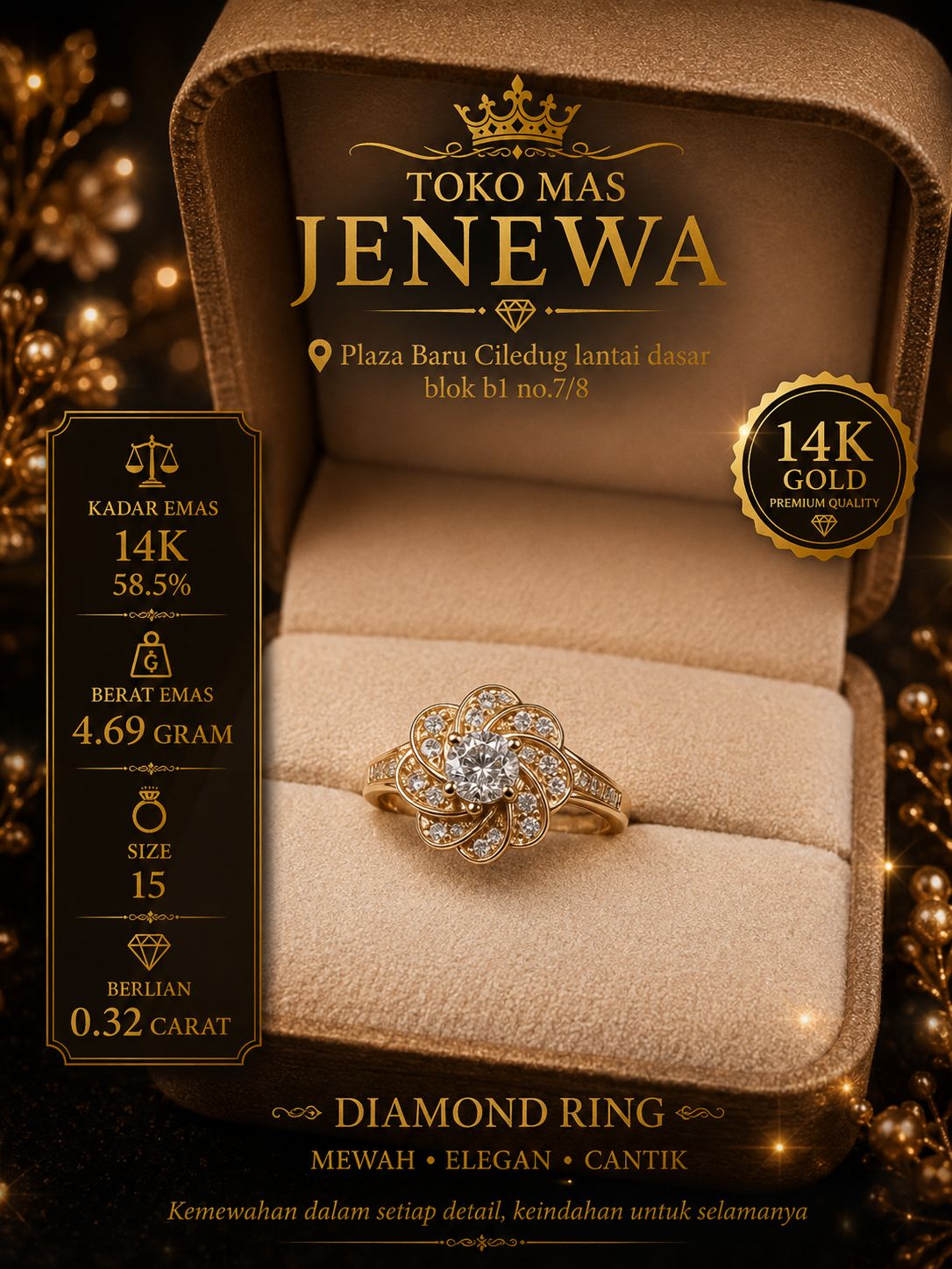 CINCIN BR BUNGA UKIR