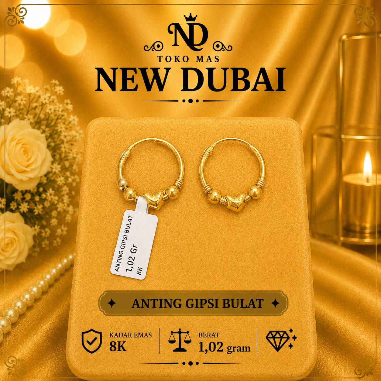 ANTING GIPSI BULAT