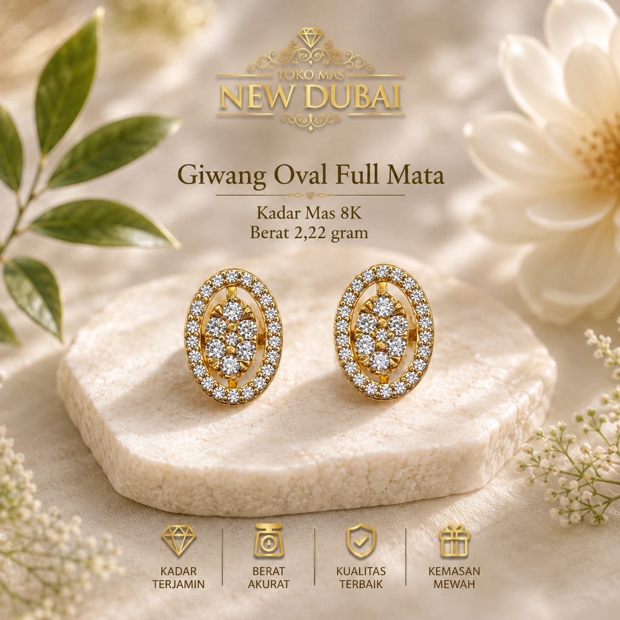 ANTING GIWANG OVAL MT AD