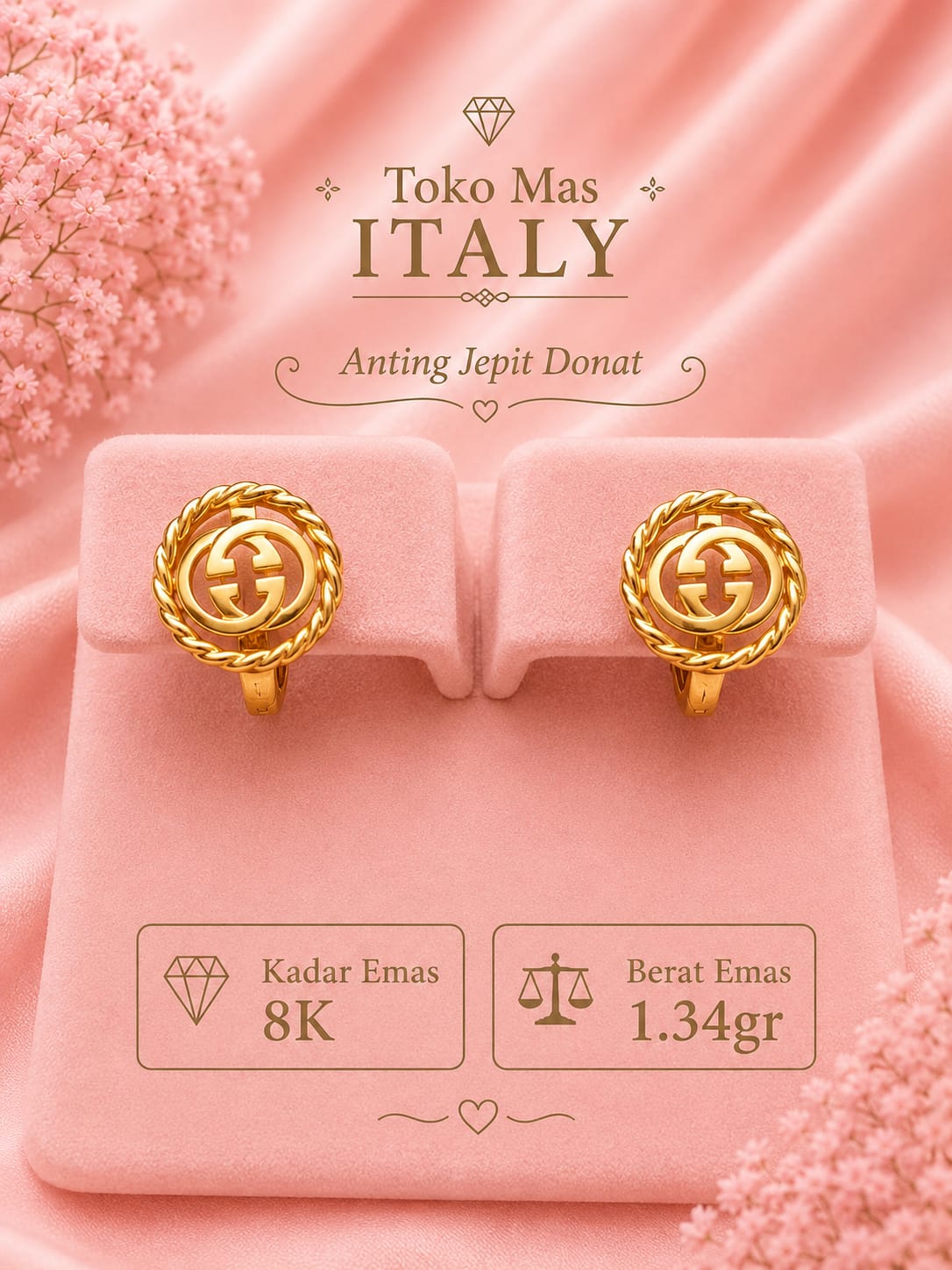 A JEPIT DONAT GUCCI
