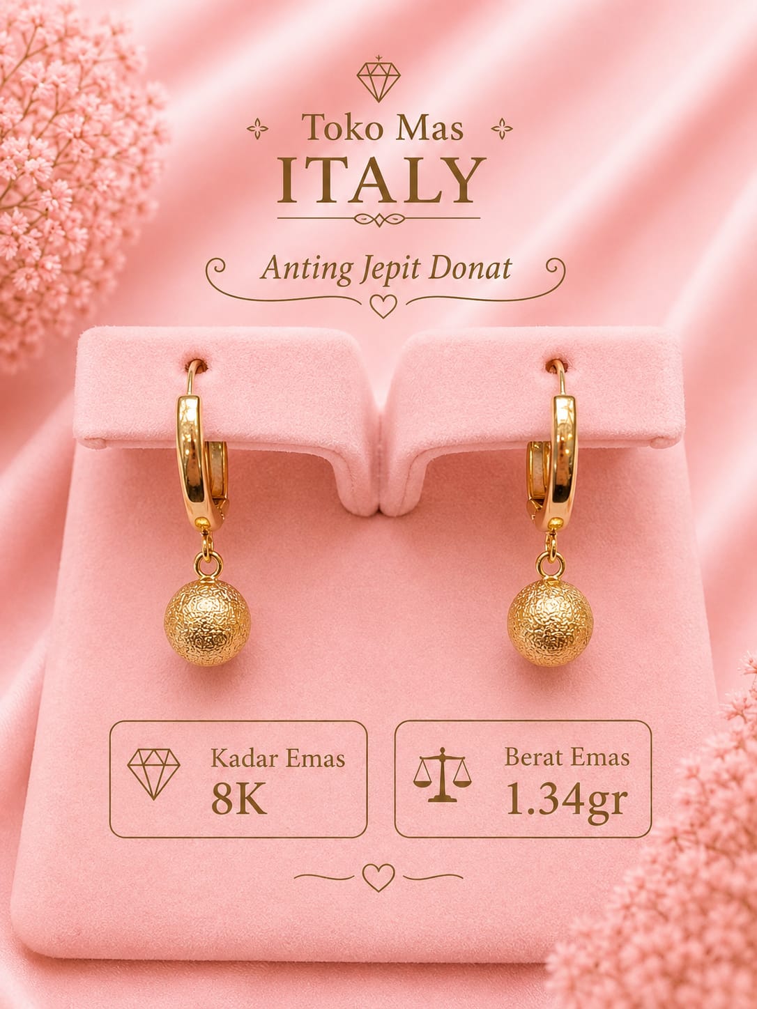 A JEPIT DONAT BANDUL DIOR UKIR PASIR