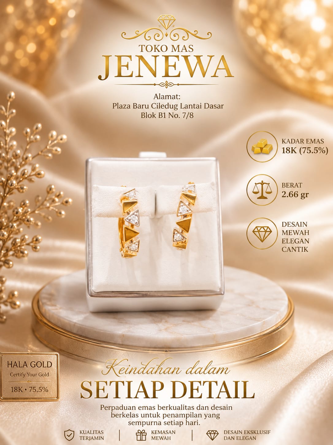 ANTING segitiga kom
