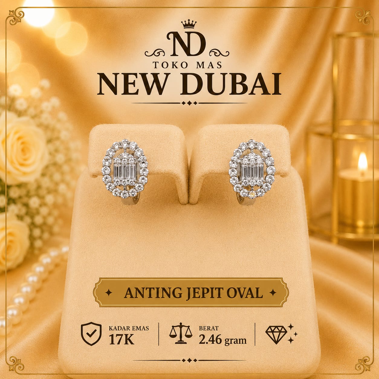 ANTING JEPIT OVAL MATA RACHEL