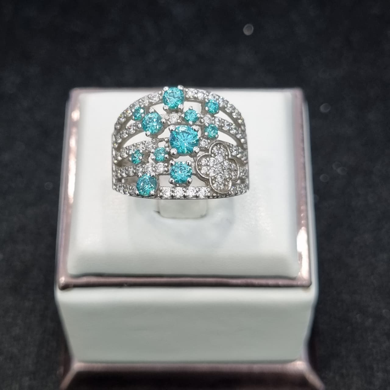CINCIN TIFFANY 5 RING 11 AD HIJAU