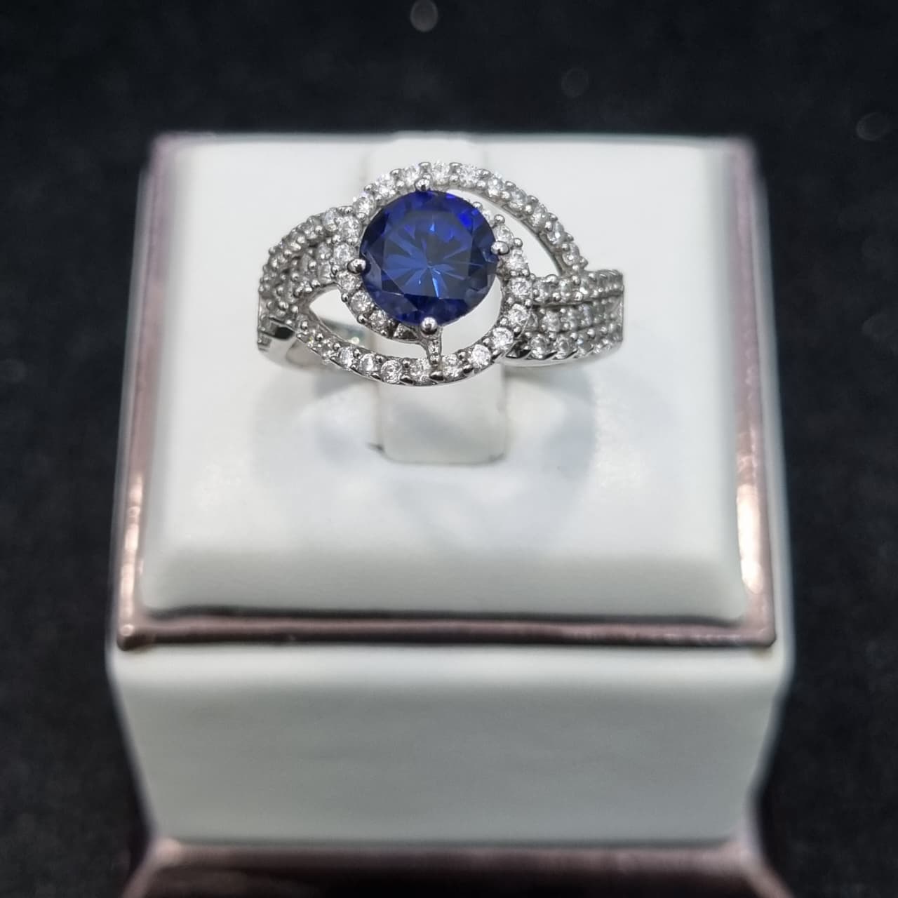 CINCIN BATU BIRU GELOMBANG AD