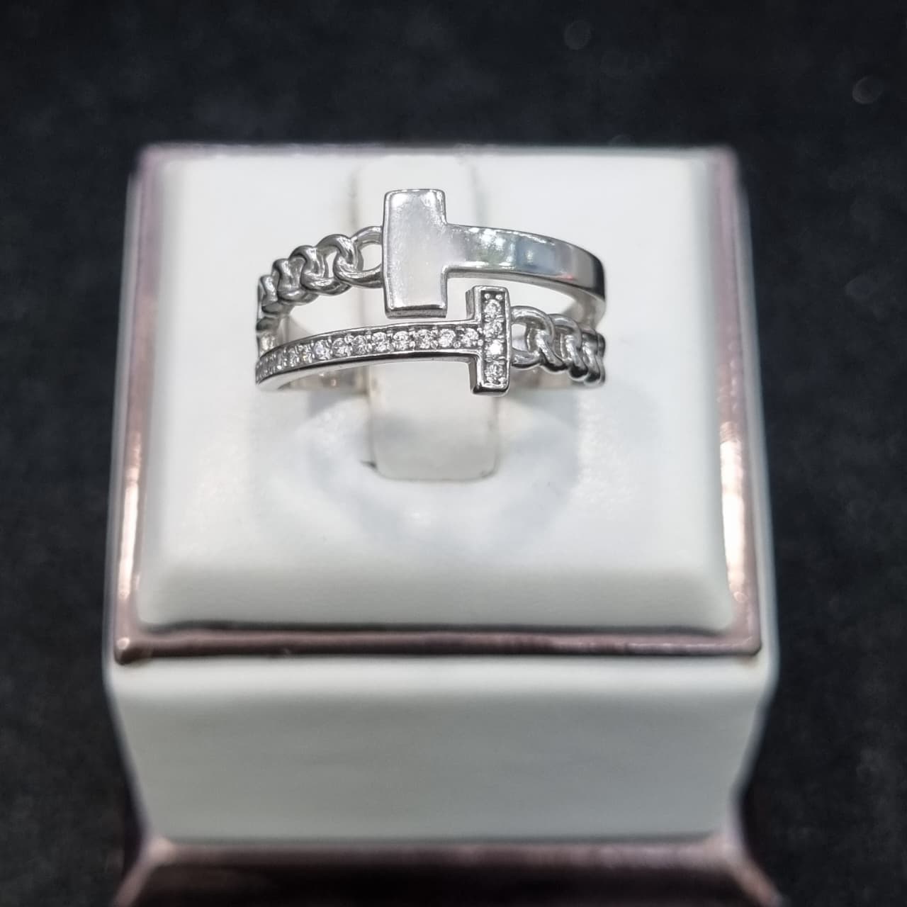 CINCIN TIFANY 2 RINGLISTRING RANTAI