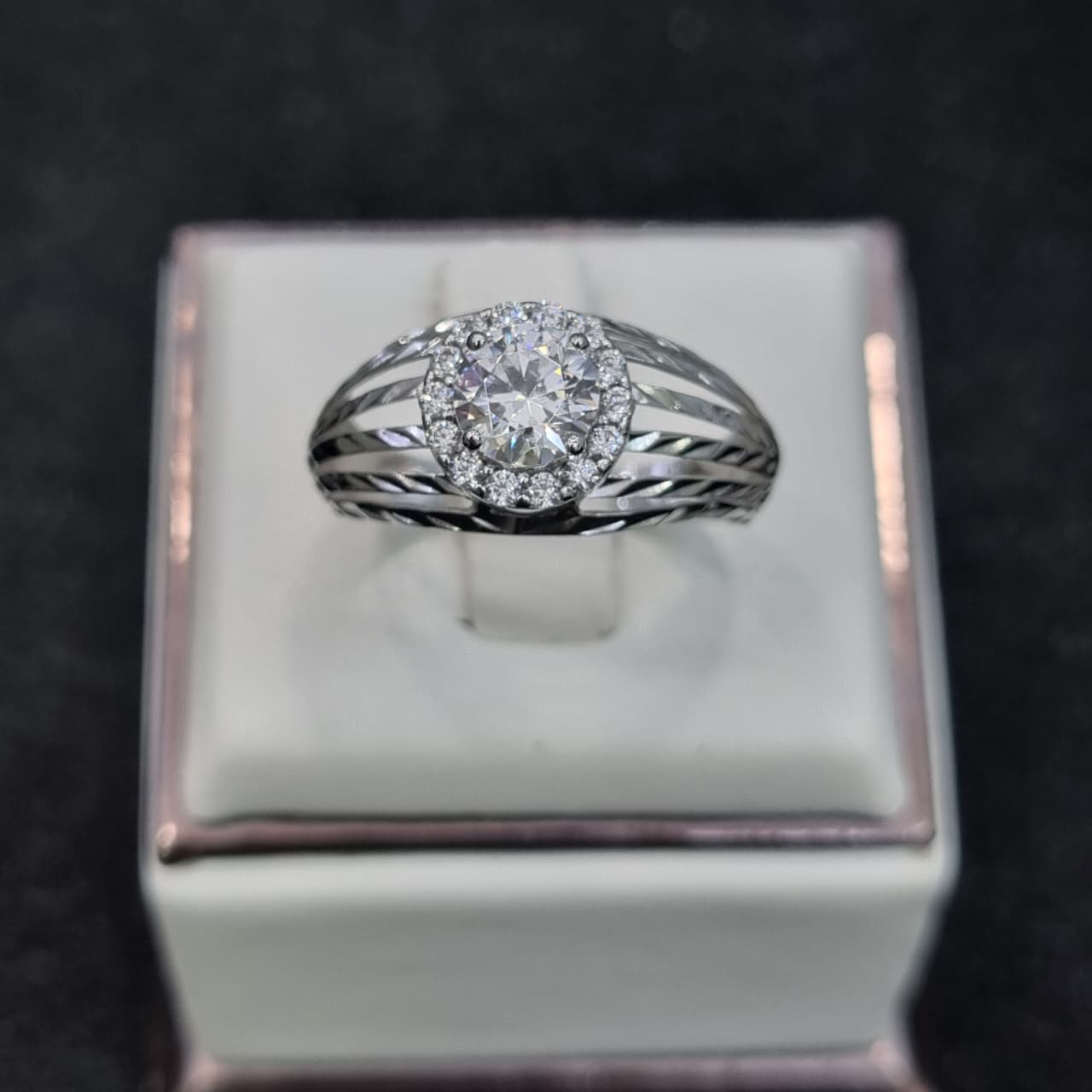 CINCIN 6 RING UKIR BULAT MATA