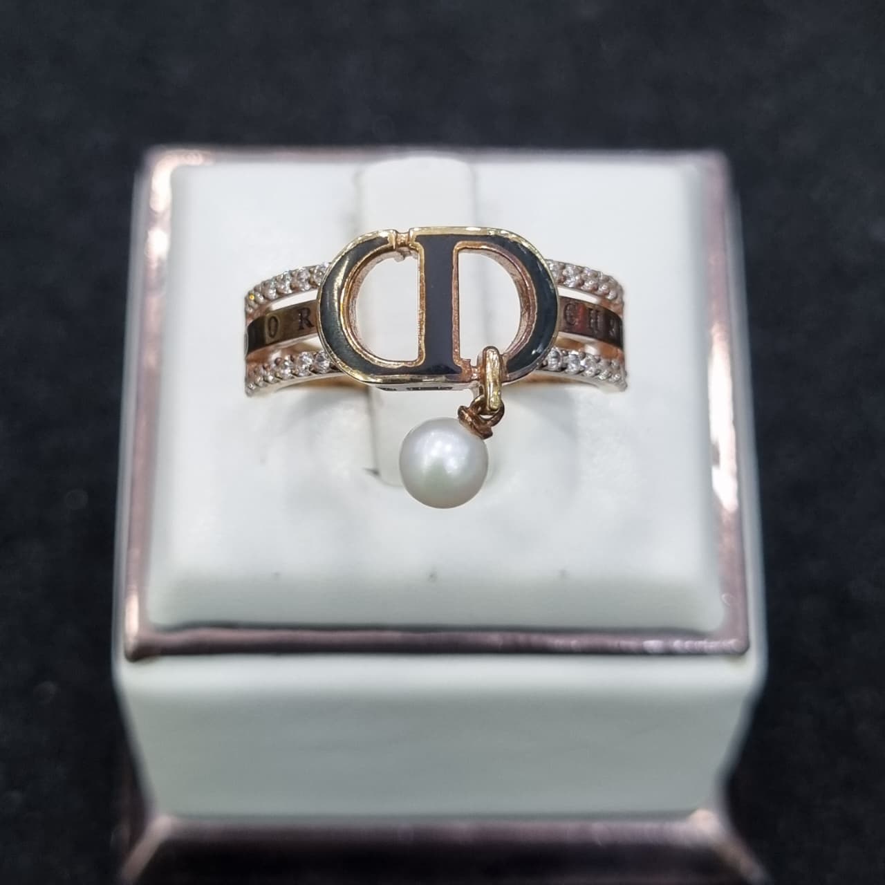 CINCIN CD CAT HITAM MURTIARA