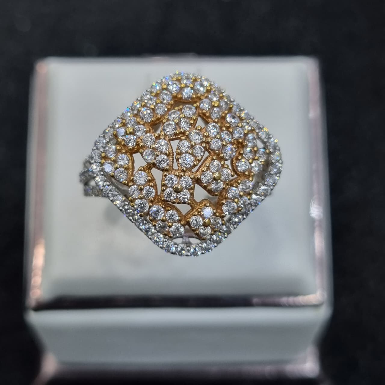 CINCIN KOTAK 2 RING LISTRING KOMBINASI