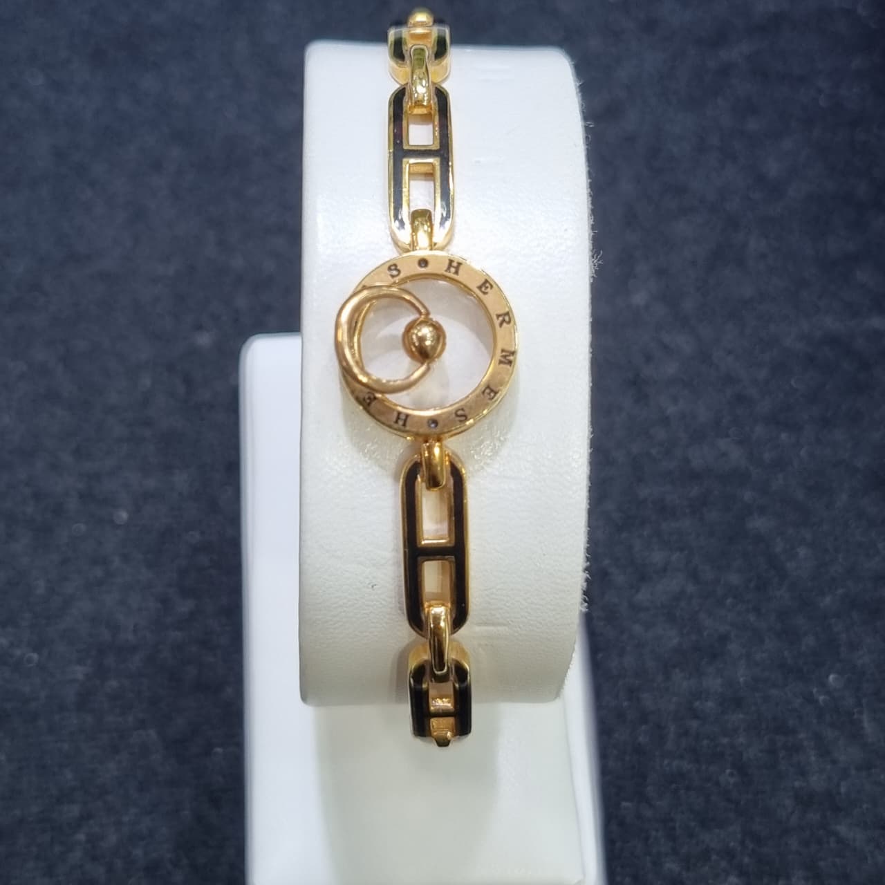 GELANG B HERMES BULAT KACA