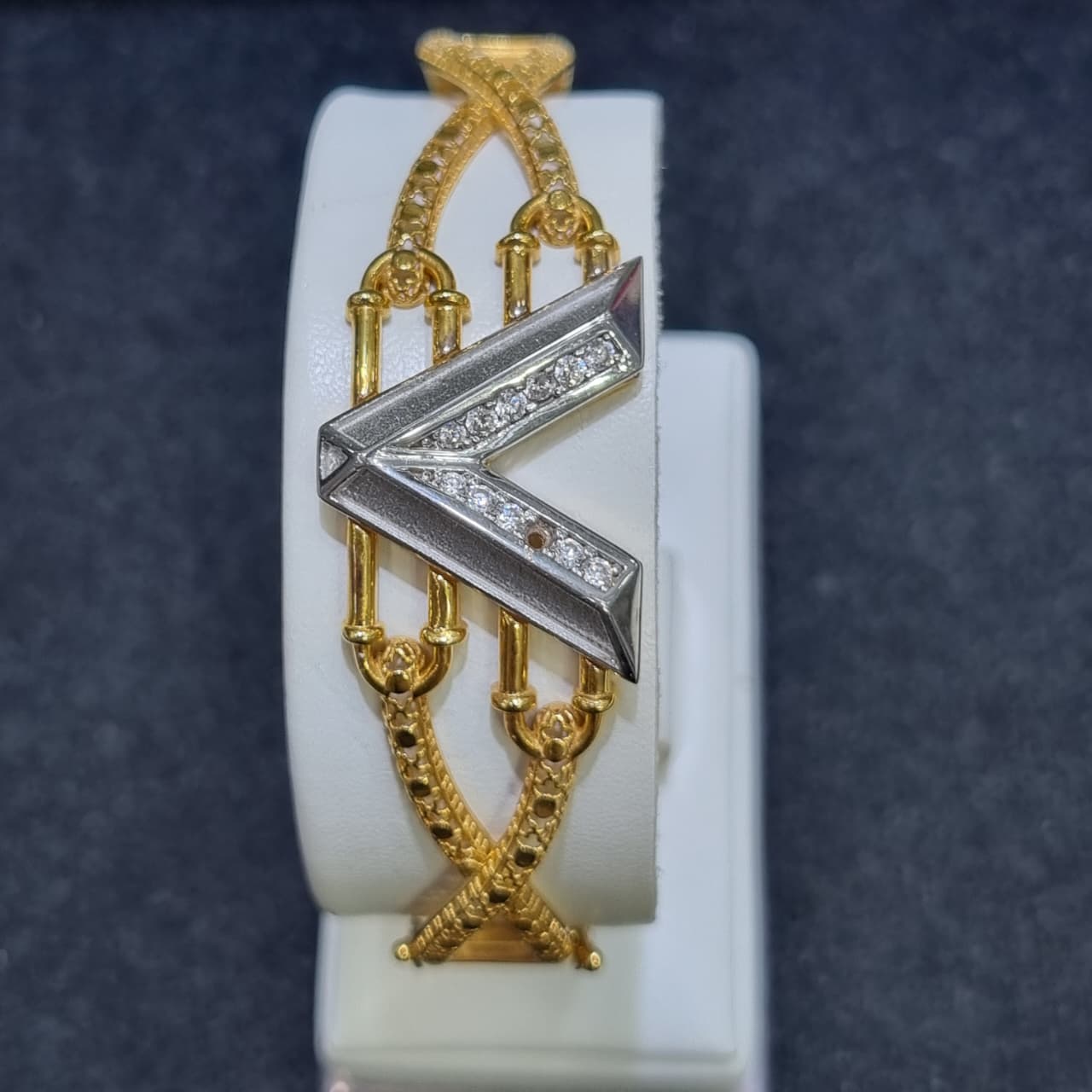 GELANG B V JARING JARING UKIR KOMBINASI