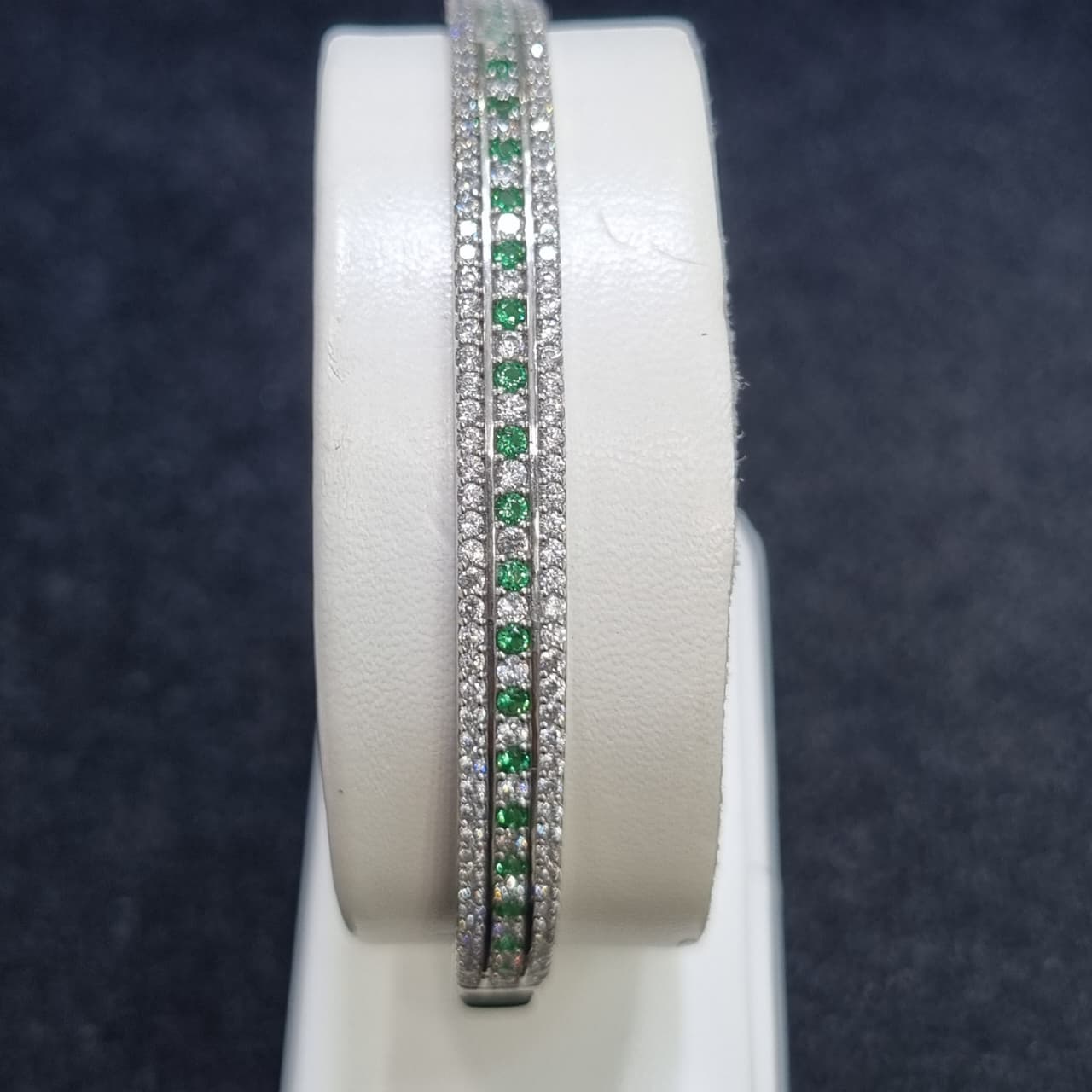GELANG B 3 LISTRING 1/2 MATA HIJAU