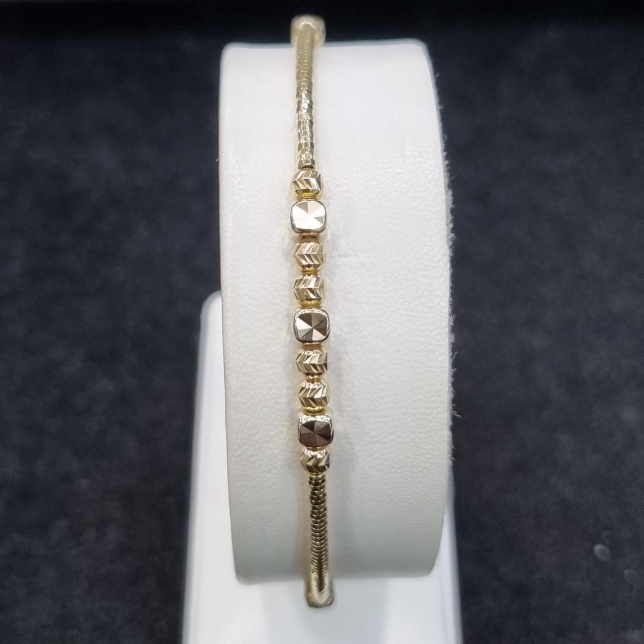 GELANG B COKER PLAT BIJI LADA UKIR KOMBINASI
