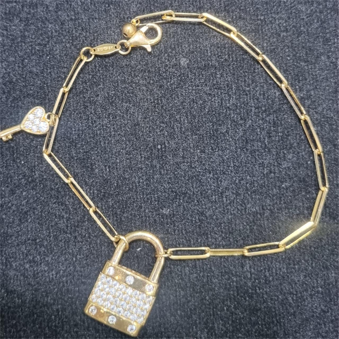 GELANG R PAPERKLIP GEMBOK LOVE AD FM
