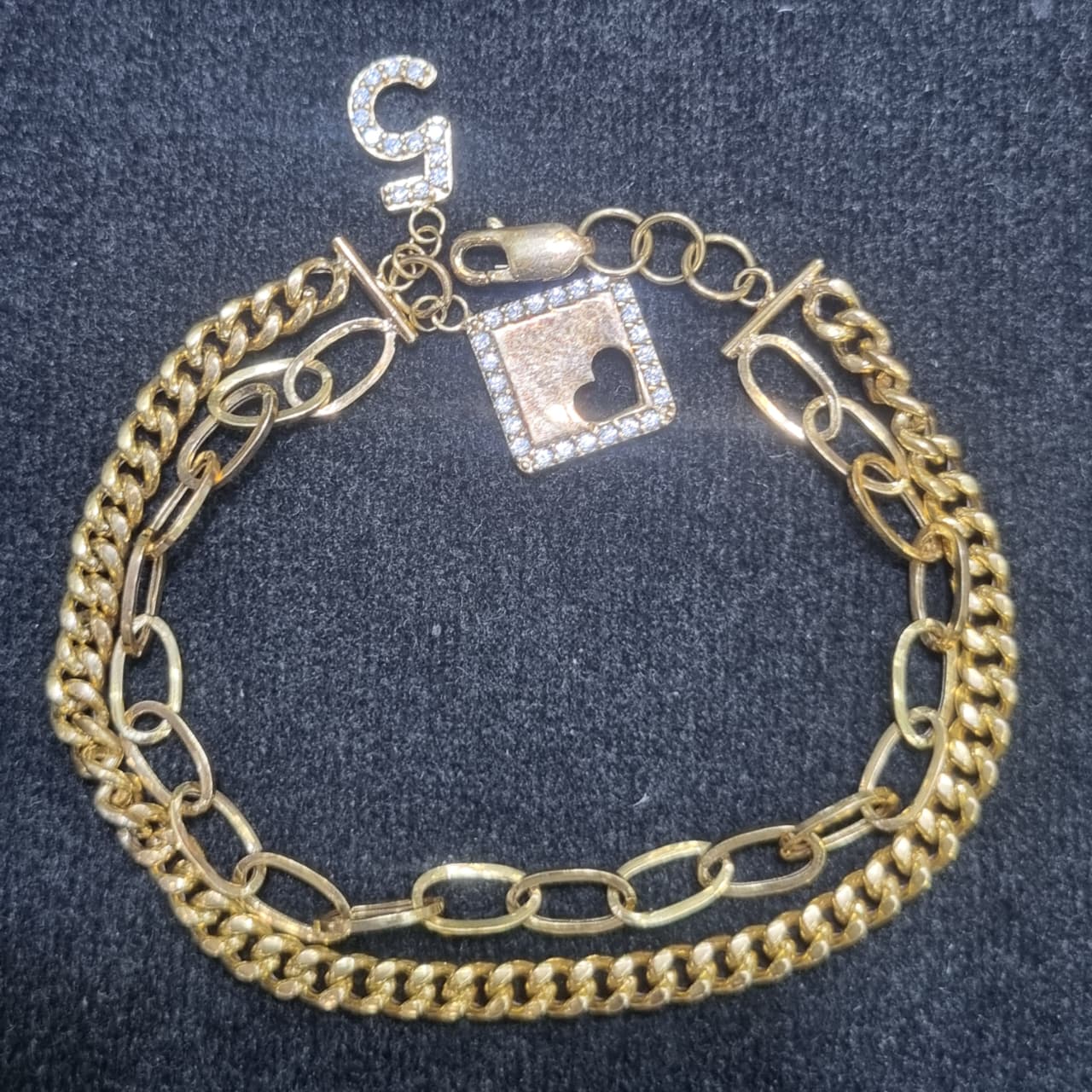 GELANG R 2 LAYER KOTAK LOVE AD 5