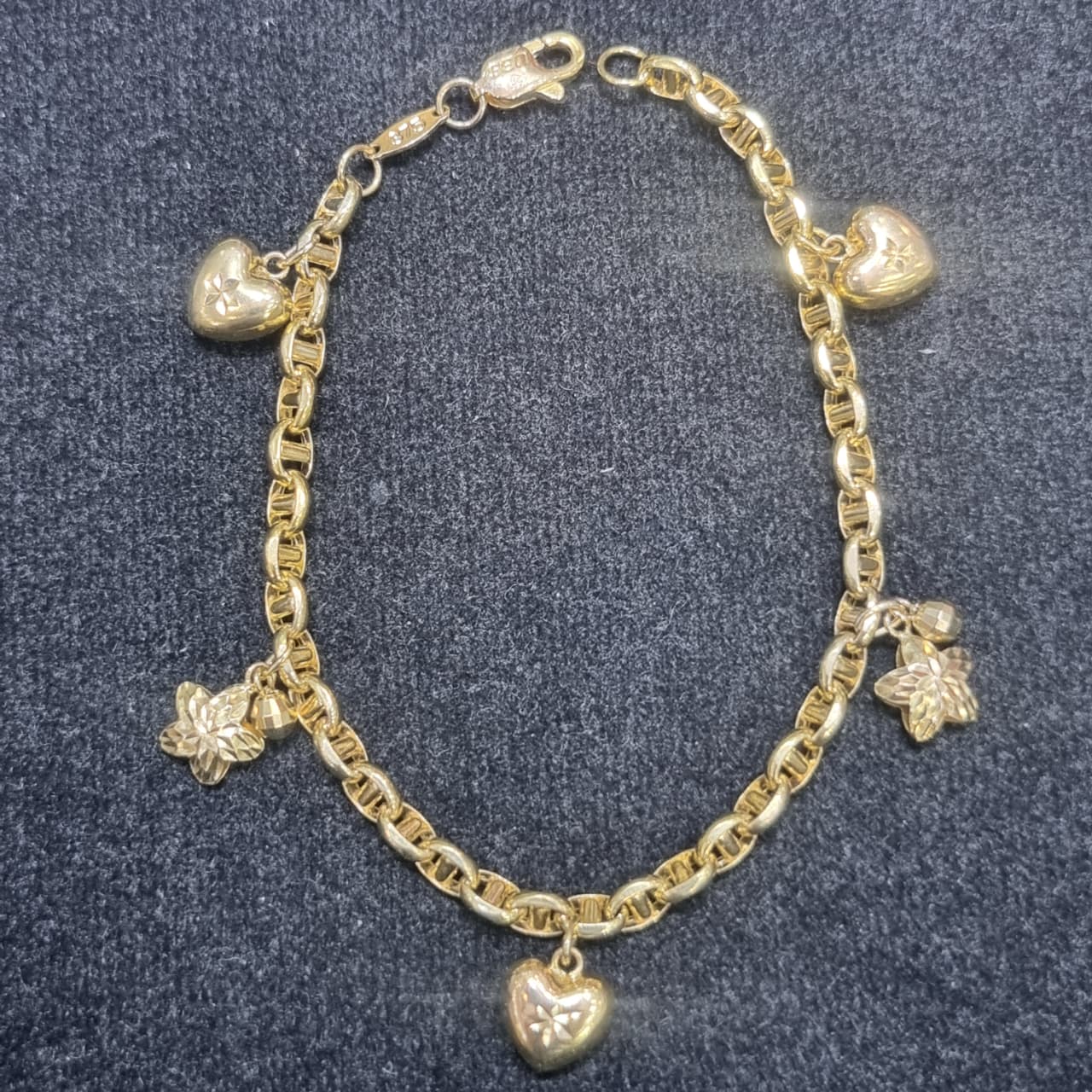 GELANG R CHAMPION 2 LOVE 2 BINTANG UKIR