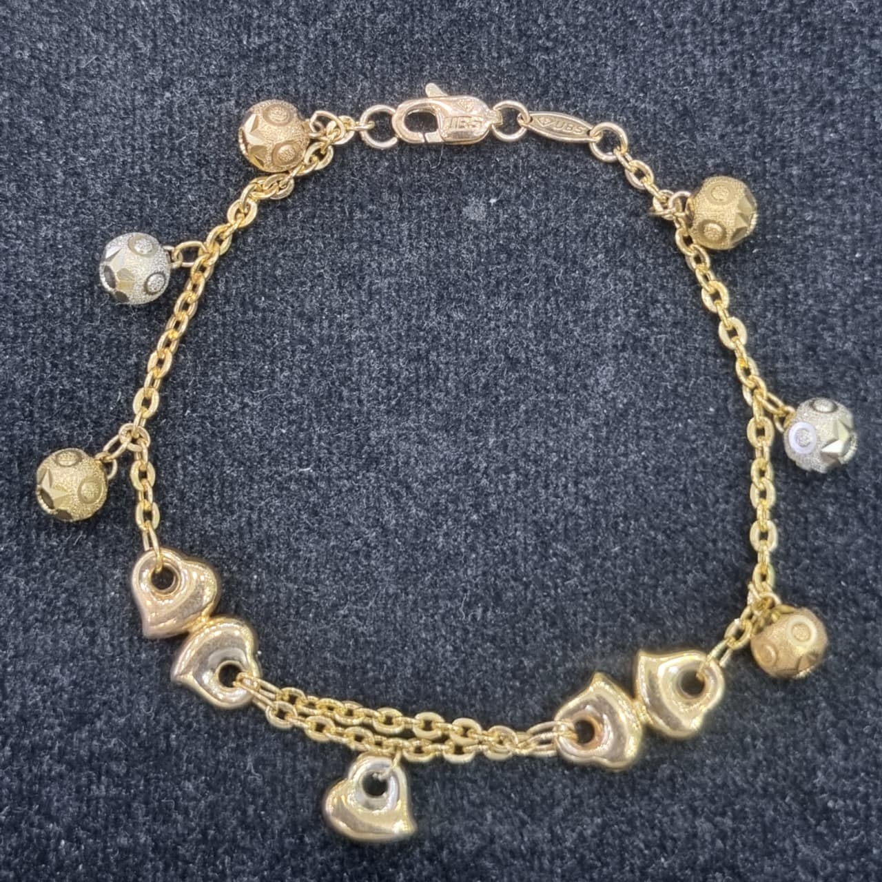 GELANG R NORI LOVE 6 BOLA UKIR