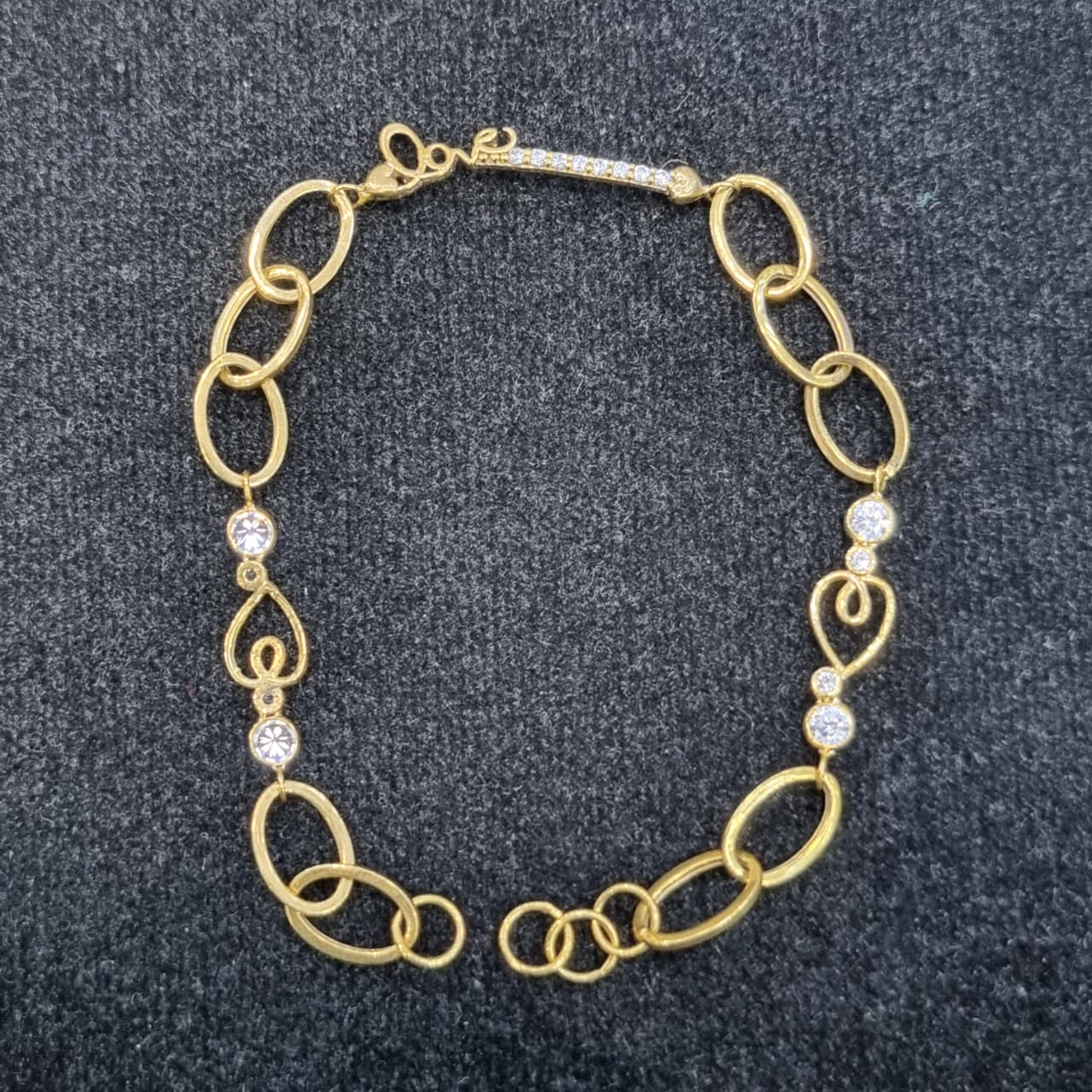 GELANG R PLAT LOVE AD OVAL