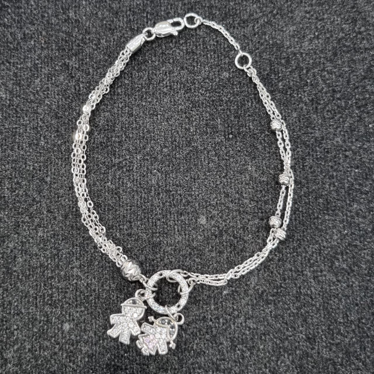 GELANG R 2 KARAKTER AD BOLA UKIR LAYER